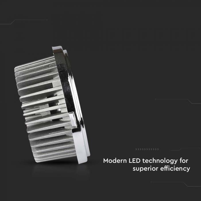 LED SPOTLIGHT AR111 20W GX53 BASE CHANGEABLE REFLECTOR  40°/20° Silver DL 1800lm 101x53 (97)