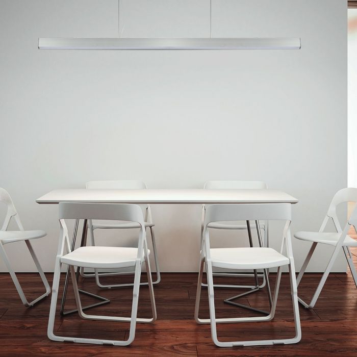 LED LINEAR HANGING SUSPENSION 40W DL 3360lm 120° 1200X35X67 ALUMINIUM SAMSUNG WHITE