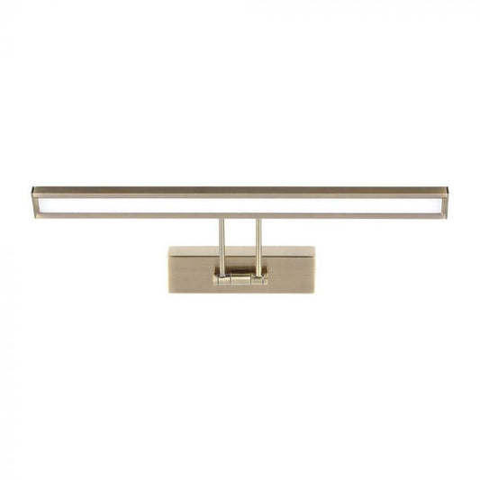 LED MIRROR LIGHT MOVABLE SQUARE 9W 350Lm WW 120° GOLD IP20