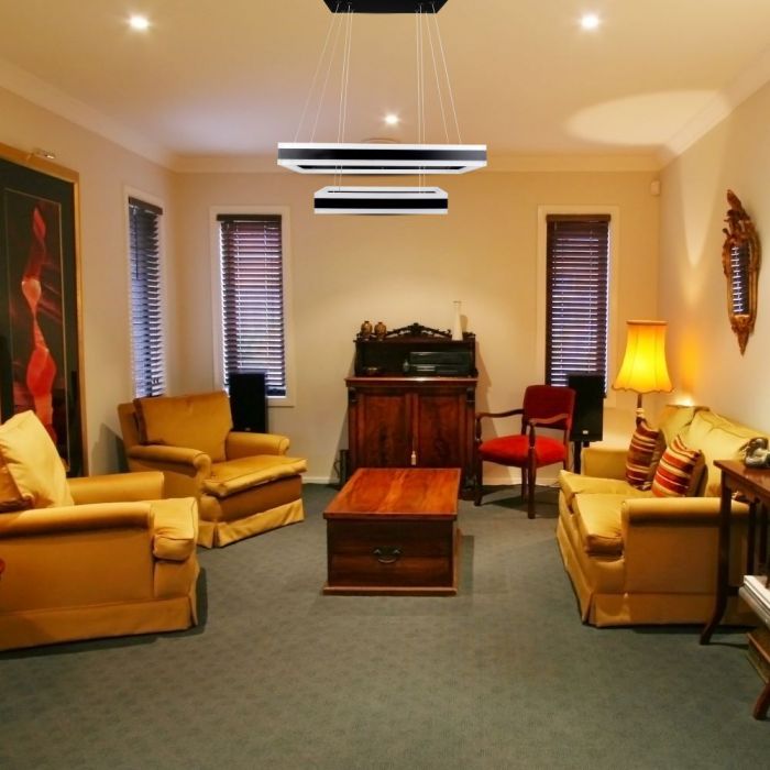 LED SOFT LIGHT CHANDELIER HANGING 2 STEP 113W WW 6300lm 360° 40X60 BLACK DIMMABLE