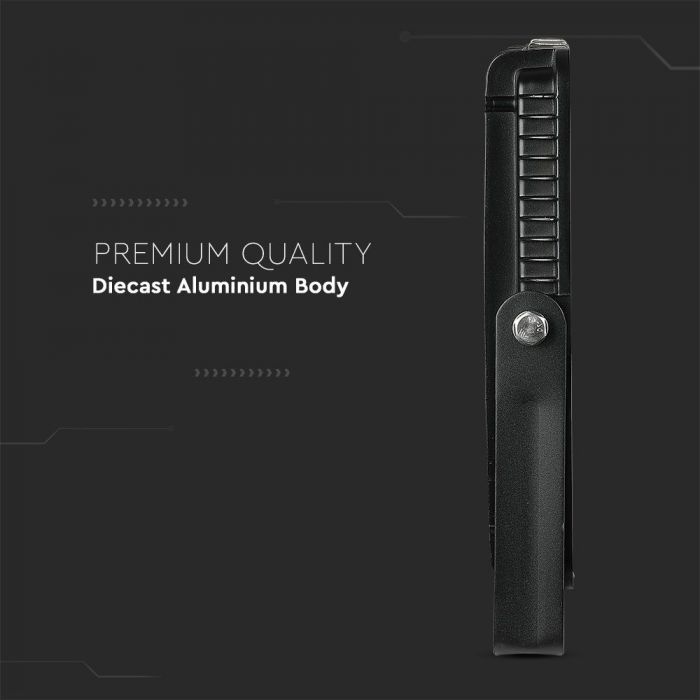 LED FLOOD SLIM 200W CW 100° 16500lm IP65 BLACK SAMSUNG CHIP