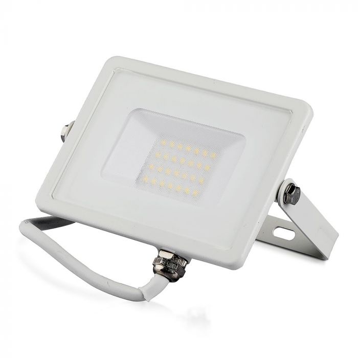 20W LED Floodlight SMD SAMSUNG Chip Slim White Body 3000K