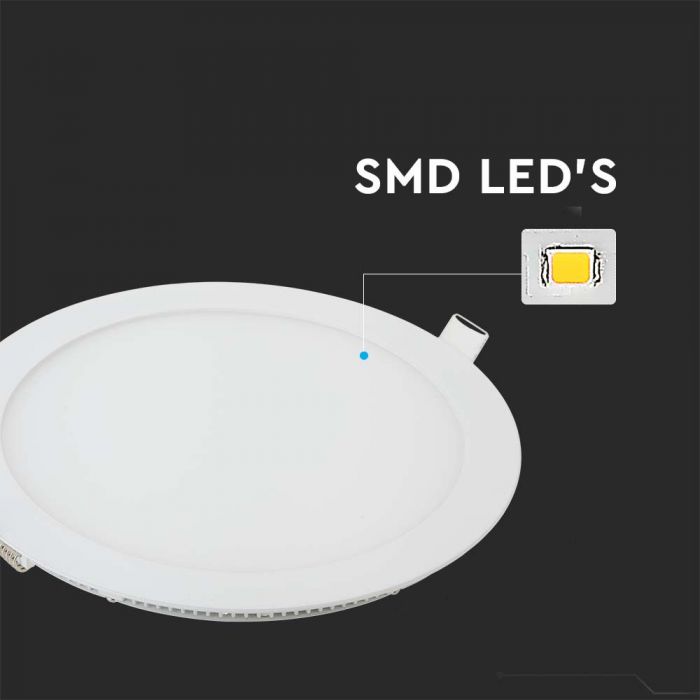 LED PREMIUM ROUND DOWNLIGHT 12W 1160lm DL 120° 170X12 (155)