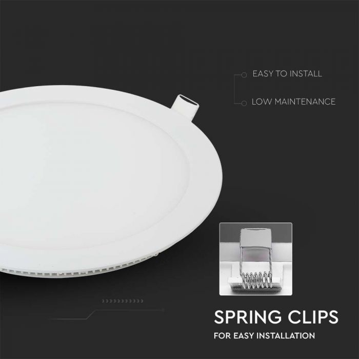 LED PREMIUM ROUND DOWNLIGHT 12W 1000lm CW 120° 170x12 (155)
