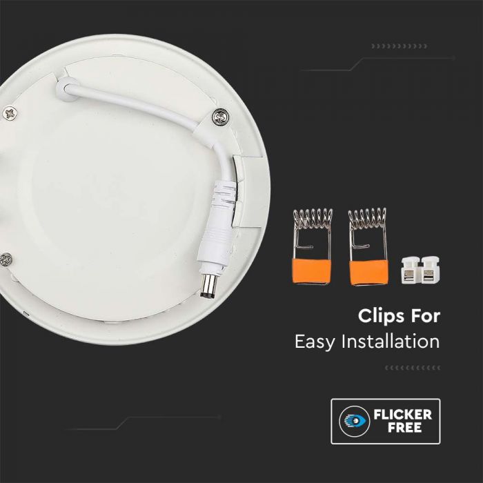 LED PREMIUM ROUND DOWNLIGHT 18W 1400lm WW 120° 225x12 (210)