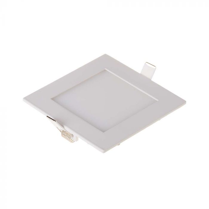 LED PREMIUM SQUARE DOWNLIGHT 6W 490lm CW 120° 120X25 (105)