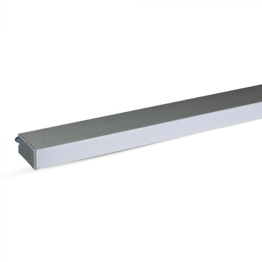 LED LINEAR HANGING SUSPENSION 40W CW 3300lm 120° 1200X35X67 ALUMINIUM SAMSUNG SILVER
