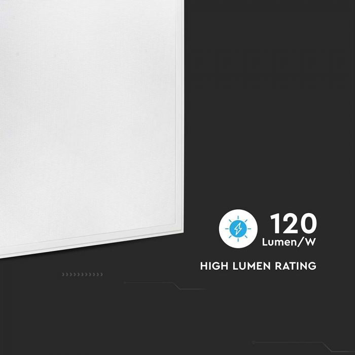 LED PANEL 40W 4950lm CW 120° 600X600X12.5