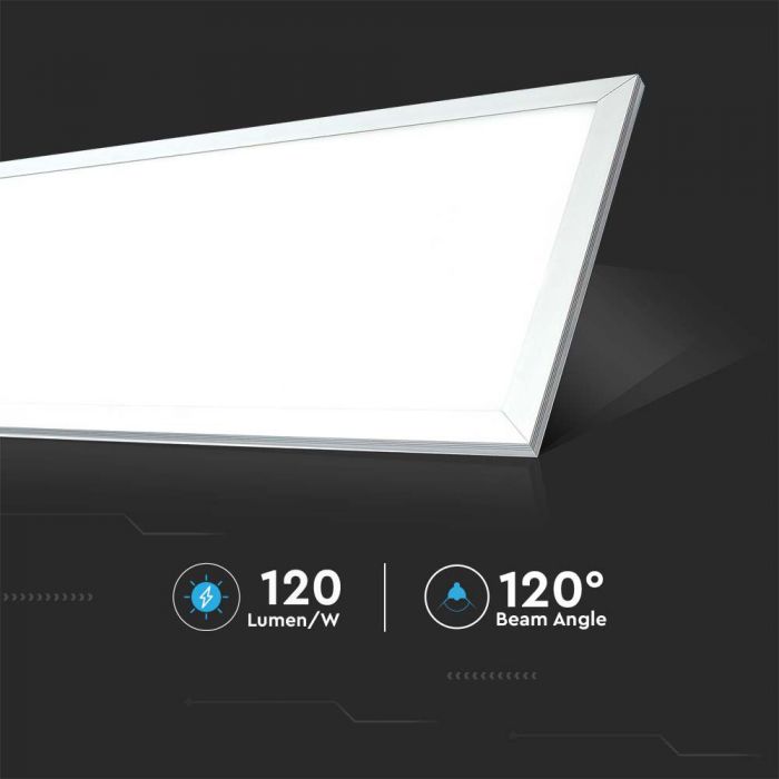 LED PANEL HIGH LUMENS 29W 3960lm CW 120° 1200X300X12.5