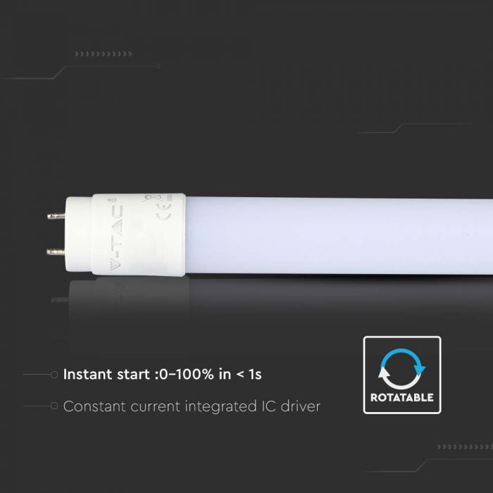 LED T8 TUBE 14W CW 1400lm 3FT 160° Frosted NANO-PLASTIC