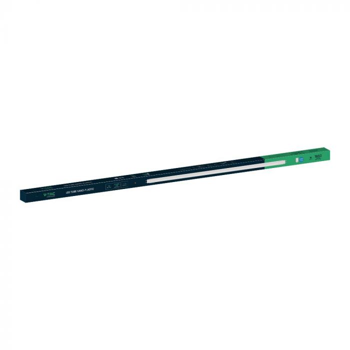 LED T8 TUBE 18W CW 1700lm 4FT 160° Frosted NANO-PLASTIC