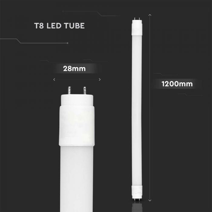 LED Tube T8 18W 120 cm Nano Plastic Non Rotation Natural White