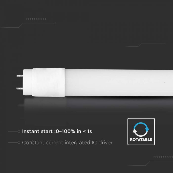 LED Tube T8 18W 120 cm Nano Plastic Non Rotation Natural White