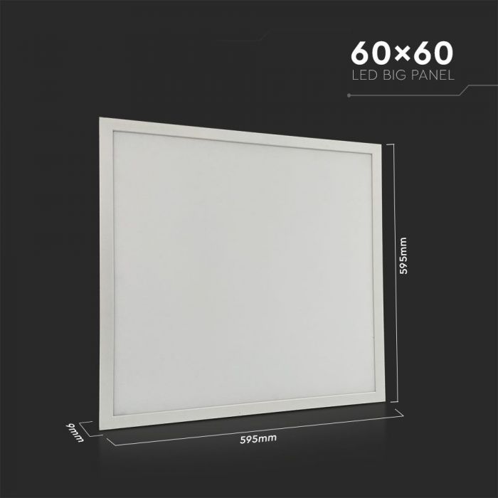 LED PANEL 40W 4950lm DL 120° 595X595X33