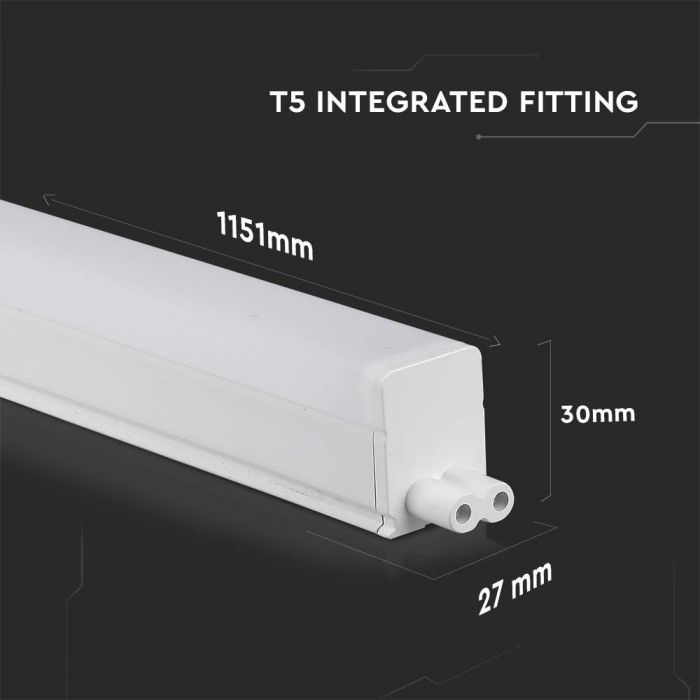 LED T5 TUBE BATTEN FITTING 4FT 16W DL 160lm 160° SAMSUNG CHIP LINKABLE (MAX 100W)