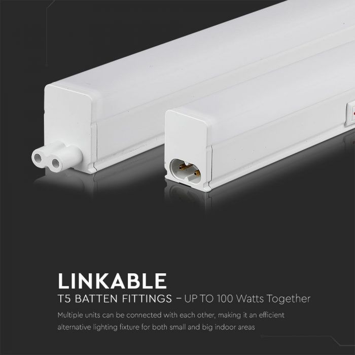 LED T5 TUBE BATTEN FITTING 4FT 16W DL 160lm 160° SAMSUNG CHIP LINKABLE (MAX 100W)