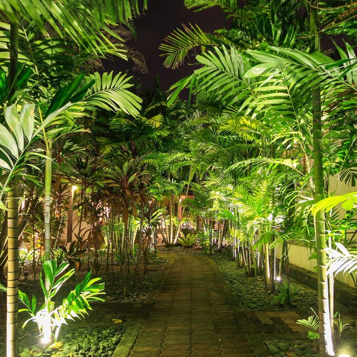 LED GARDEN SPIKE ALUMINIUM 12W DL 970lm 73X255 WHITE IP65