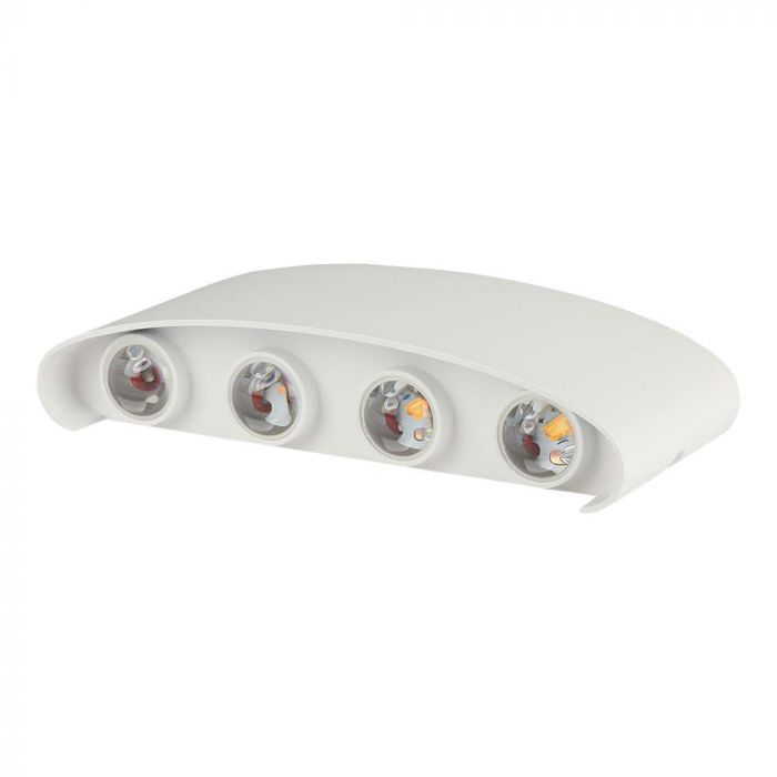 LED WALL LIGHT ALUMINIUM 7W DL 940lm 150° 220X48X90 SAND WHITE IP65