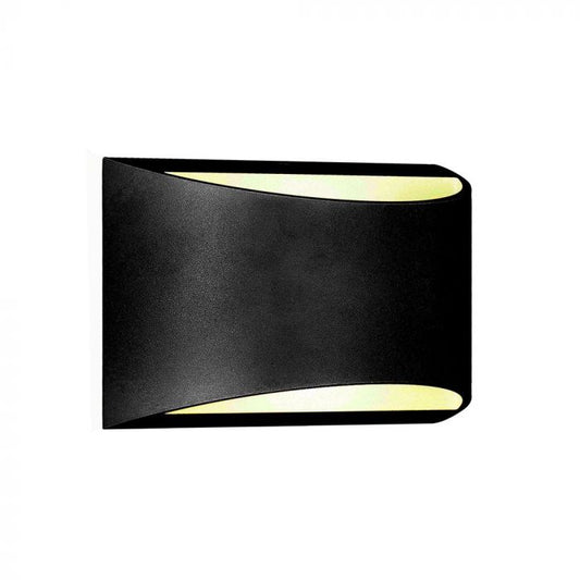 LED WALL LIGHT BLACK 9W DL 1280lm 120° ALUMINIUM IP54