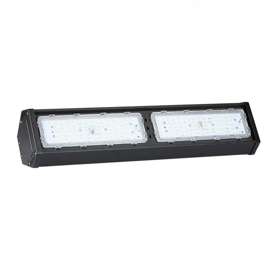 LED LINEAR HIGHBAY 100W CW 120° 12000lm 537X130X96 IP54 IK07 BLACK SAMSUNG CHIP