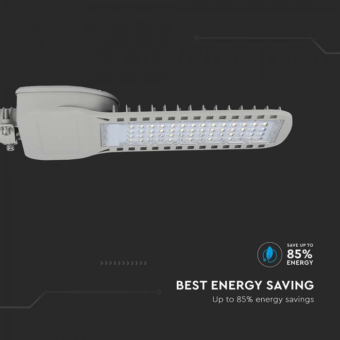 LED STREET LIGHT SAMSUNG CHIP100W DL 13500lm 120° GREY 535X260X64 IP65