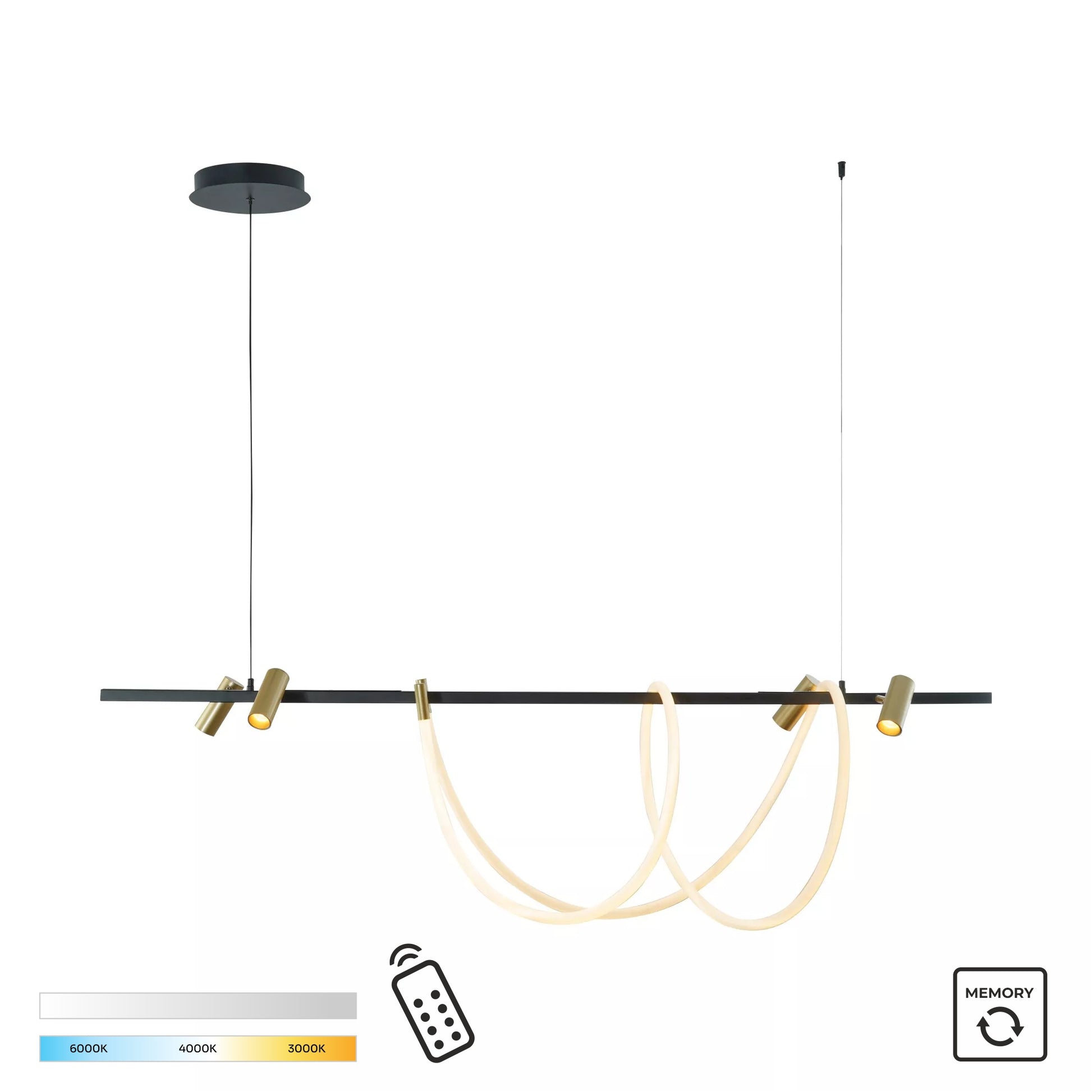 Black Decorative Light by Zuma Line