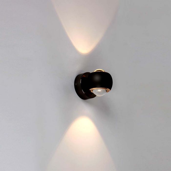 LED WALL LAMP LIGHT 10W WW 950lm 60° 135x100mm BLACK