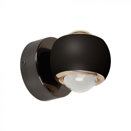 LED WALL LAMP LIGHT 10W WW 950lm 60° 135x100mm BLACK