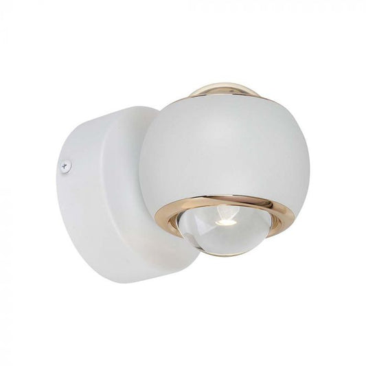 LED WALL LAMP LIGHT 10W WW 950lm 60° 135x100mm WHITE