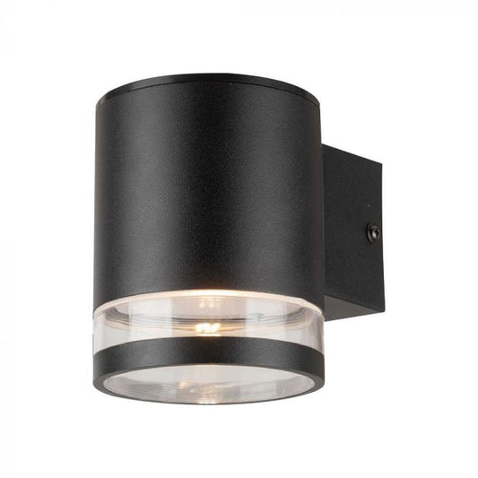 LED SOLAR WALL LAMP 0.55W WW 70Lm 121x90x112.5mm BLACK IP54
