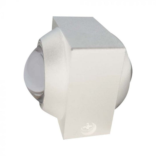 LED WALL LIGHT UP&DOWN 2W DL 200lm 60° 50x40x40mm WHITE IP54