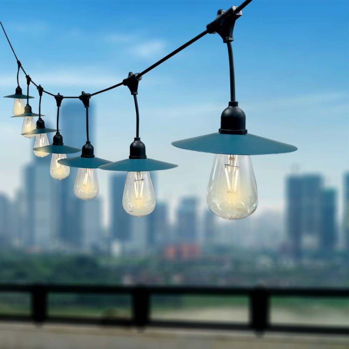 LED SOLAR STRING LIGHT 3W WW 50lm 15PCS LED SINGLE BULB 15M LENGTH IP44