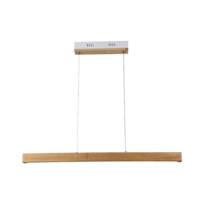 LED PENDANT LIGHT 12W 1440lm WW 800x1110mm WOOD