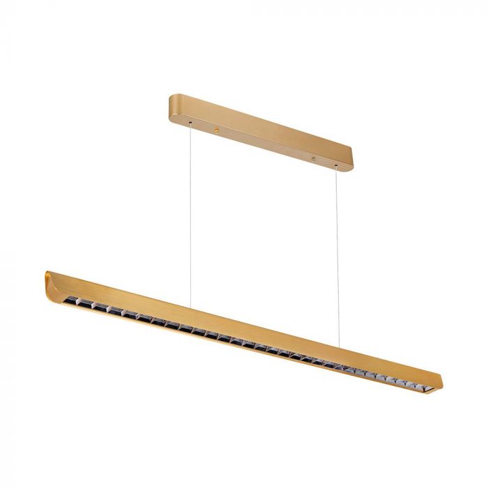 LED LINEAR HANGING LIGHT 36W 3IN1 2880lm 1227x50x60mm MATT GOLD