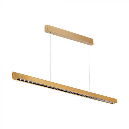 LED LINEAR HANGING LIGHT 36W 3IN1 2880lm 1227x50x60mm MATT GOLD