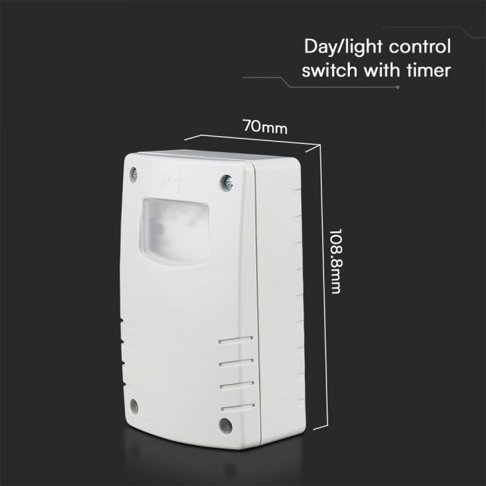 LED PHOTOCELL SENSOR WHITE IP65