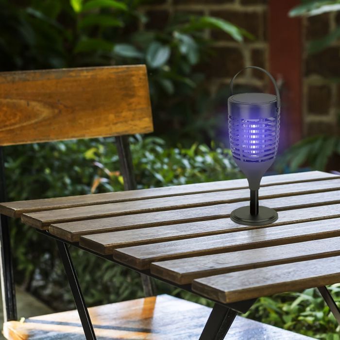 LED 3IN1 SOLAR BUG ZAPPER 128x128x672mm IP24