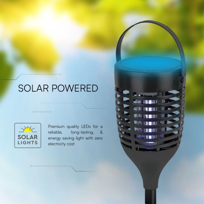 LED 3IN1 SOLAR BUG ZAPPER 128x128x672mm IP24