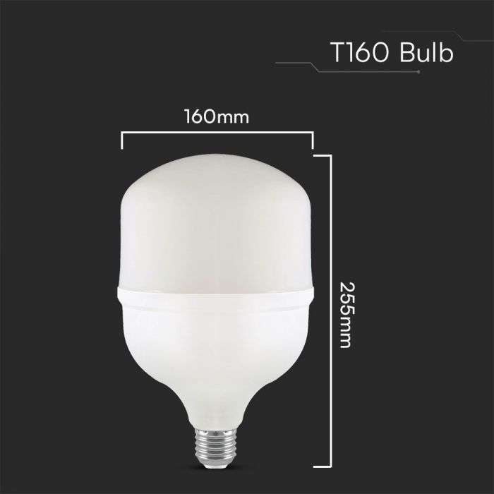 LED E27 BULB T160 E40 RING 60W DL 6600lm 160° 160x255mm