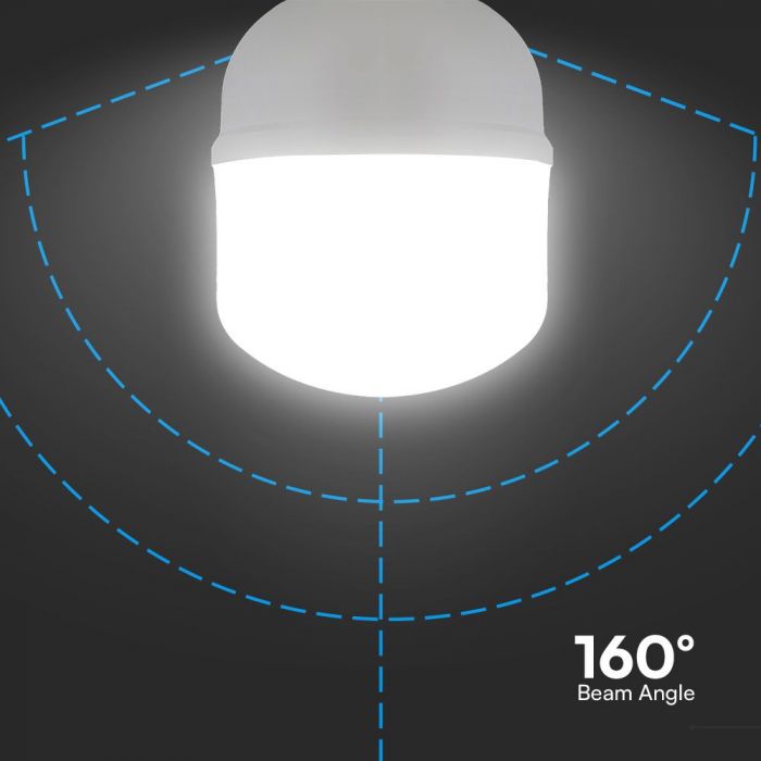 LED E27 BULB T160 E40 RING 60W DL 6600lm 160° 160x255mm