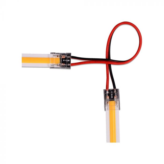 LED STRIP CONNECTOR - STRIP TO COB STRIP 8mm 3-36V DUAL HEAD