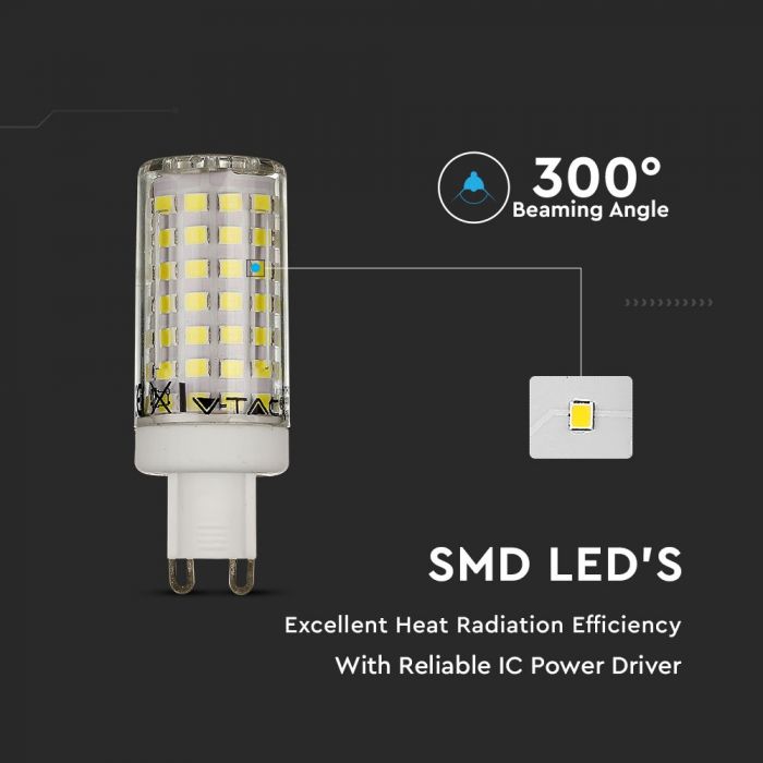 LED G9 LAMP 7W DL 650lm 300° 23X70