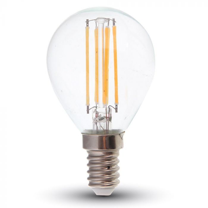 LED Bulb 6W Filament E14 P45 Clear Cover 2700K