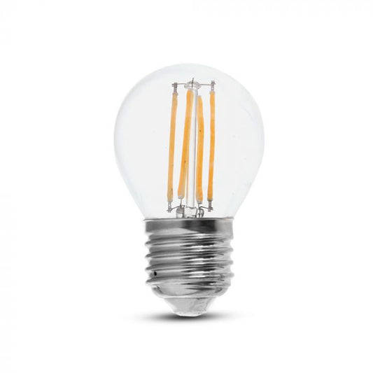 LED Bulb 6W Filament E27 G45 Clear Cover 2700K 130lm/W