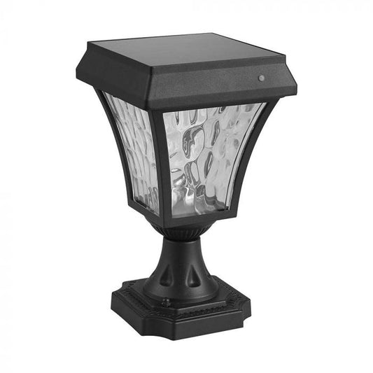 LED SOLAR STAND LAMP CC3 3IN1 110Lm 170° 15x15x24CM MATT BLACK BODY IP65