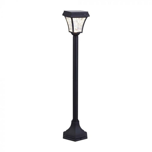 LED SOLAR LAWN LAMP CC3 3IN1 110Lm 170° 15x15x94 MATT BLACK BODY IP65