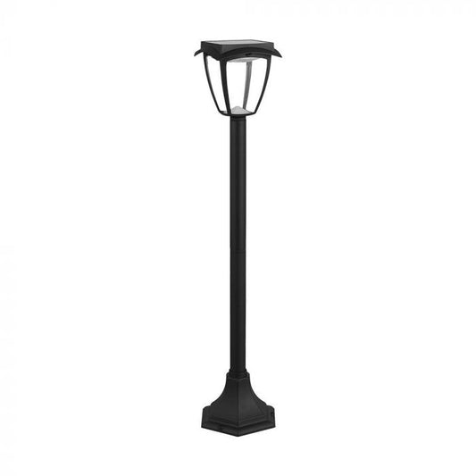LED SOLAR LAWN LAMP MATT BLACK WW+CW 110Lm 170° 175x175x92 IP44