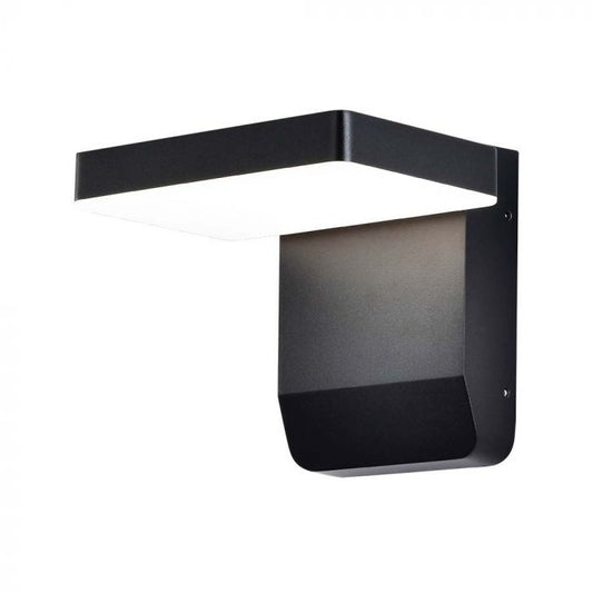 LED WALL LIGHT BLACK SQUARE 17W WW 2520lm 350° 178x170x160 ALUMINIUM IP65