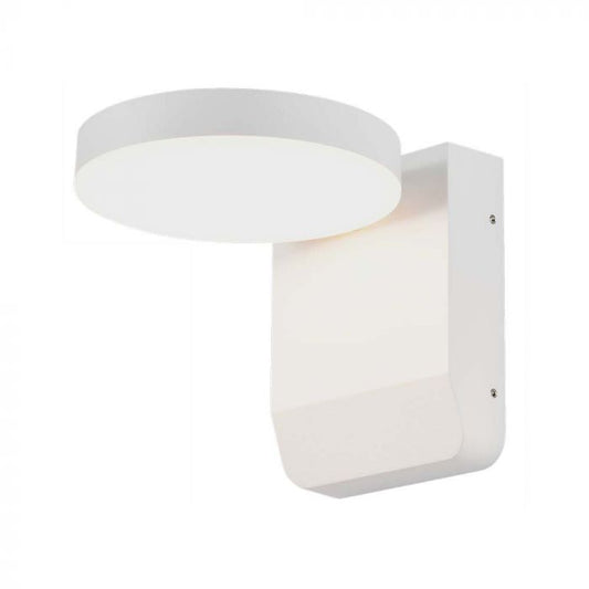 LED WALL LIGHT WHITE ROUND 17W WW IP65