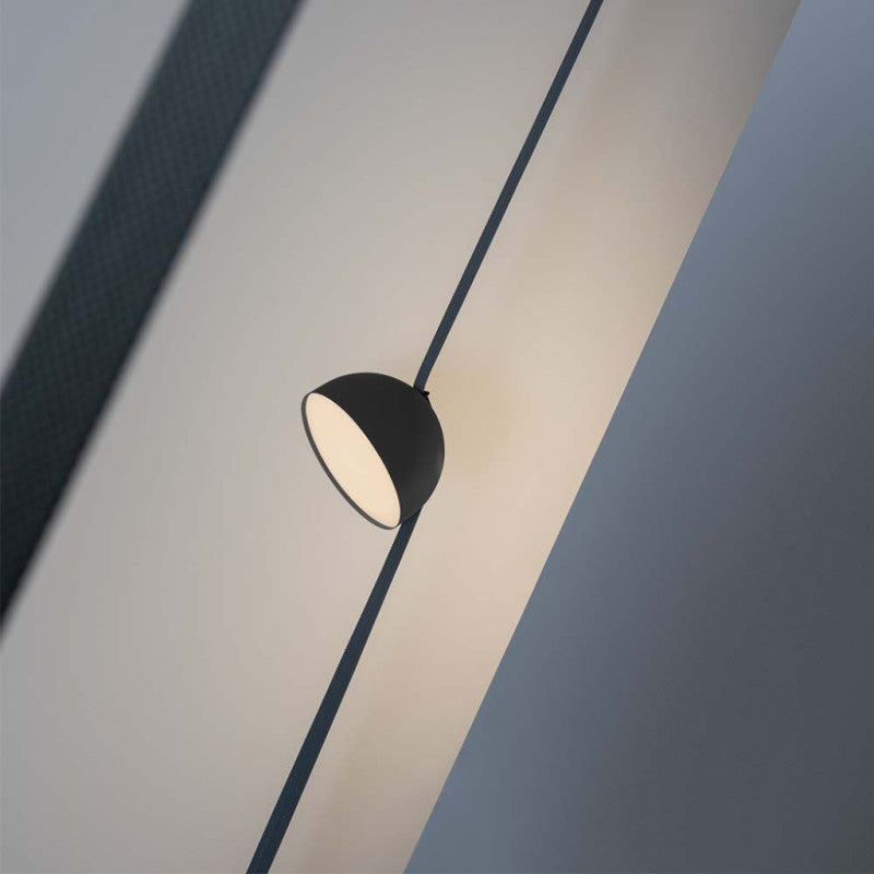 LED MAGNETIC FABRIC TRACKLIGHT 20W WW 1400lm 120° SANDY BLACK 200x113mm